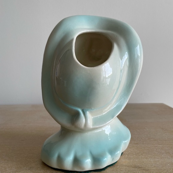 Vintage 50’s Ceramic Lady Head Glamour Girl Vase - Picture 9 of 13